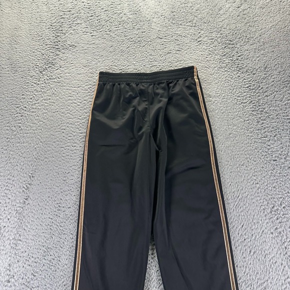 Adidas Pant Girls XL Black Polyester Track Running Tapered Performance Training - Picture 5 of 9